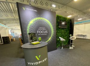 Vivid Pixel green eco stand